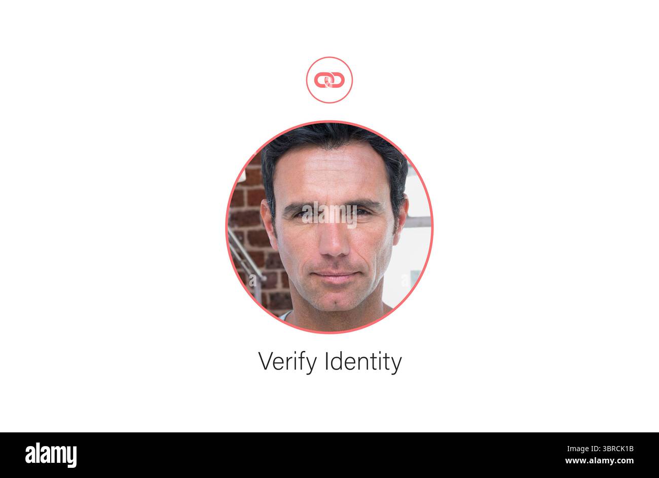 Identificazione sull'interfaccia Foto Stock