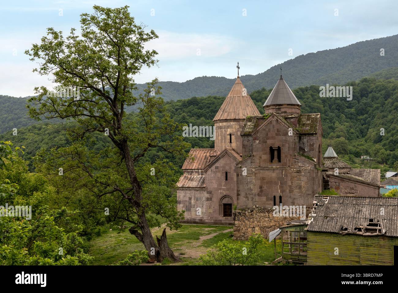 Goshavank, un complesso monastico medievale nella provincia di Tavush in Armenia, è un esempio significativo di architettura religiosa del XII e XIII secolo Foto Stock