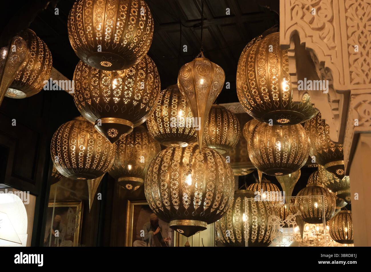 Lanterne marocchine Foto Stock