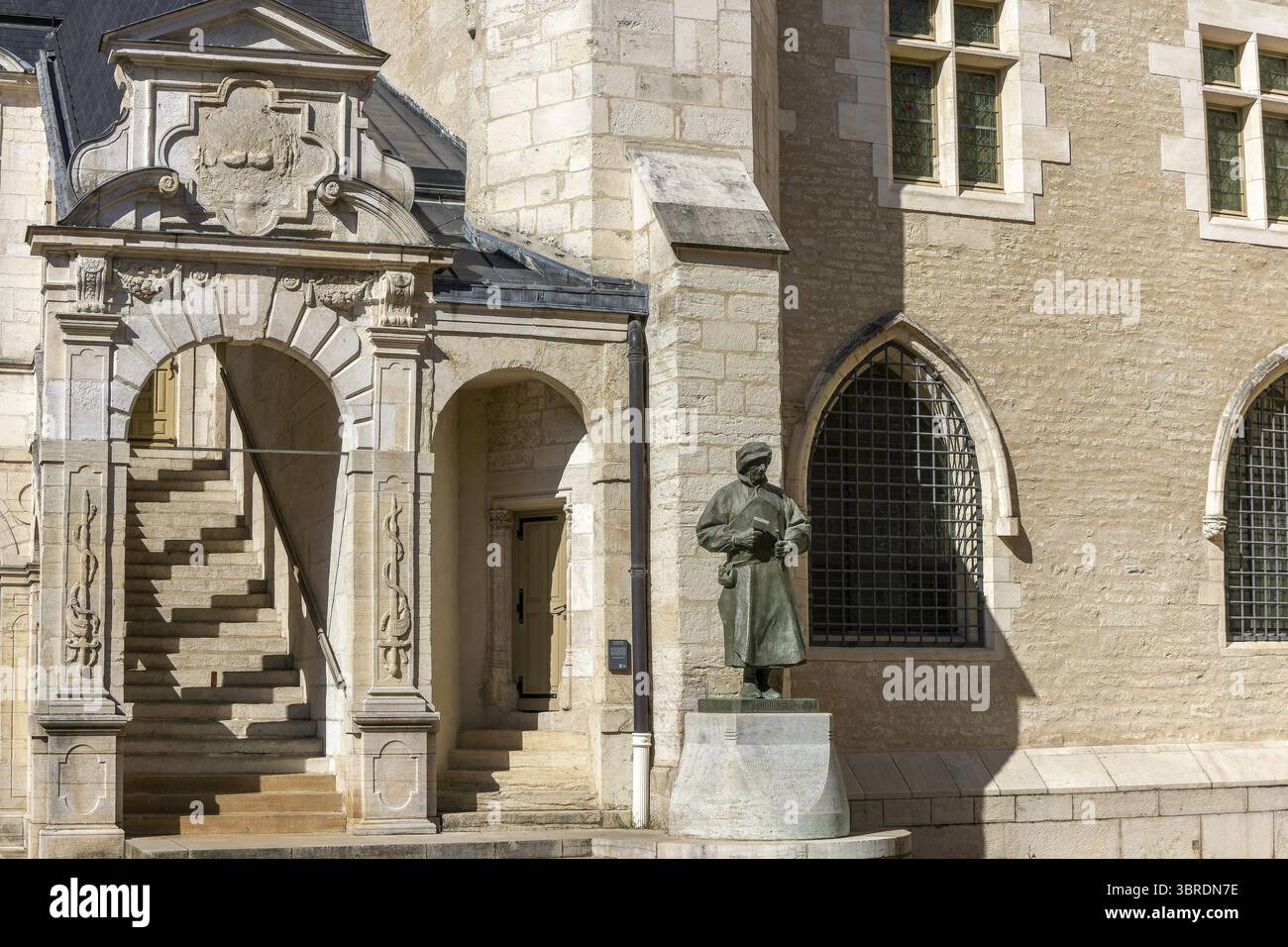 Palazzo medievale Palazzo Ducale di Digione (Palais des Ducs et des Etats de Bourgogne) nel centro storico, Digione, Cote d'Or, Borgogna, Borgogna-Fran Foto Stock