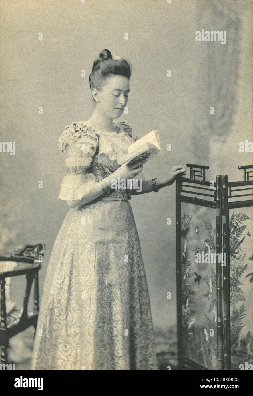 Fotografia vittoriana di Lady, regno unito. Foto Stock