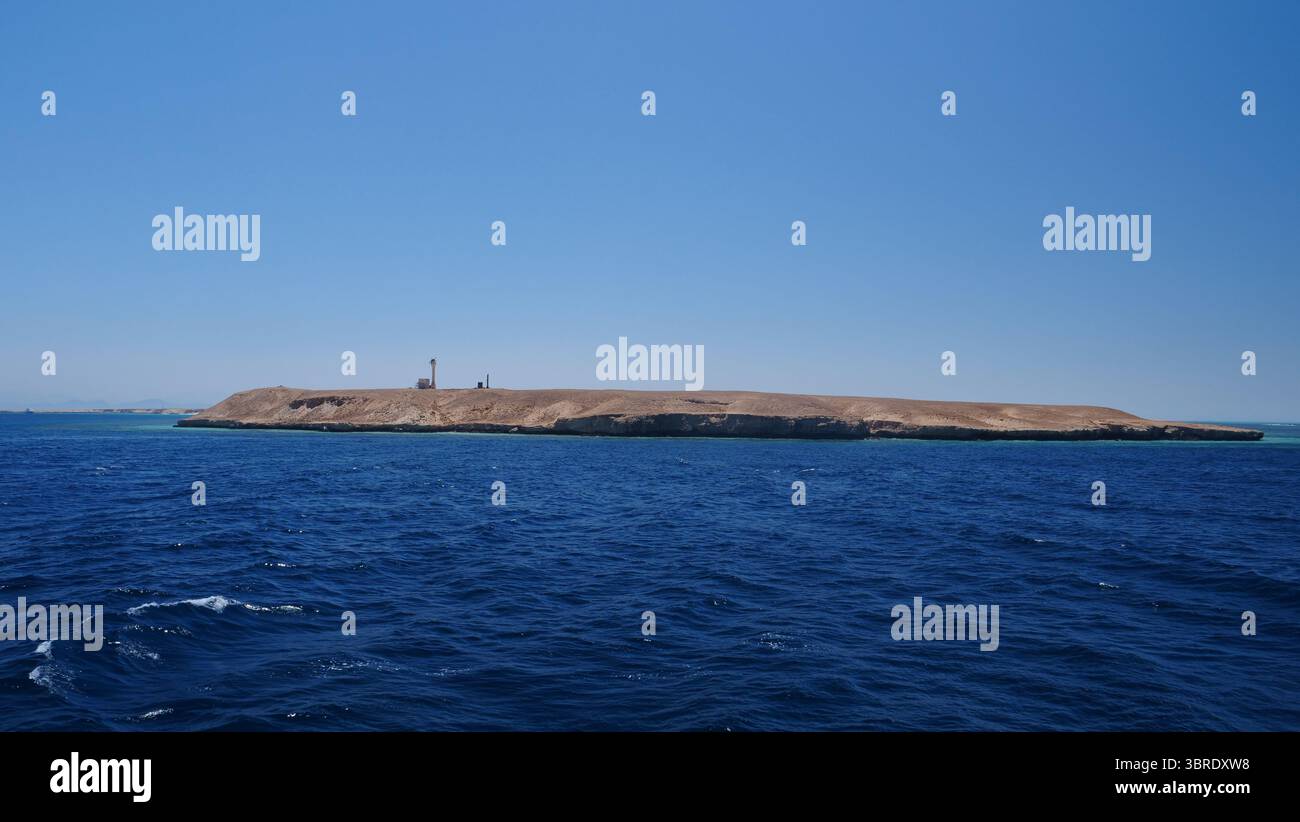 Gubal Island, nel Mar Rosso, è un famoso sito per le immersioni. Foto Stock