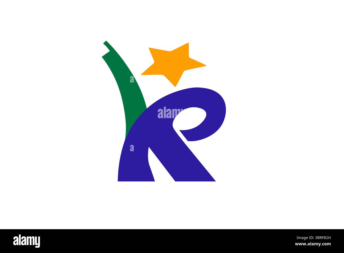 Bandiera di Kōnan, Aichi, Giappone - bandiera ufficiale della città con emblema rosso stilizzato "コウナン" katakana su campo bianco, illustrazione vettoriale Illustrazione Vettoriale