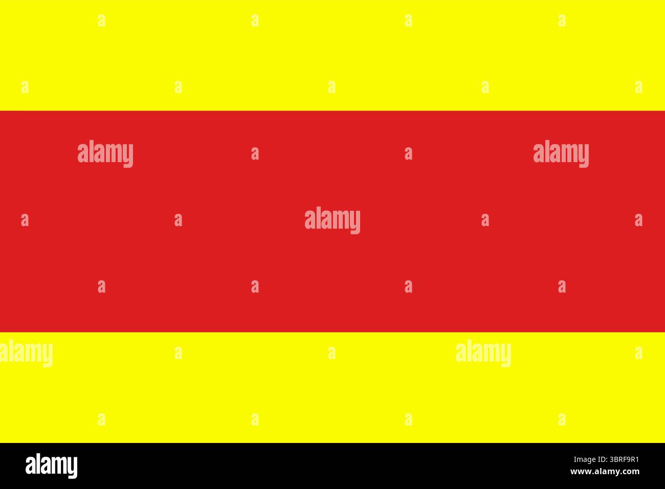 Bandiera lunga Tinh: Storico stendardo imperiale vietnamita con campo giallo e drago a spirale verde, simbolo dell'autorità e del potere reale, Nguyễn Illustrazione Vettoriale
