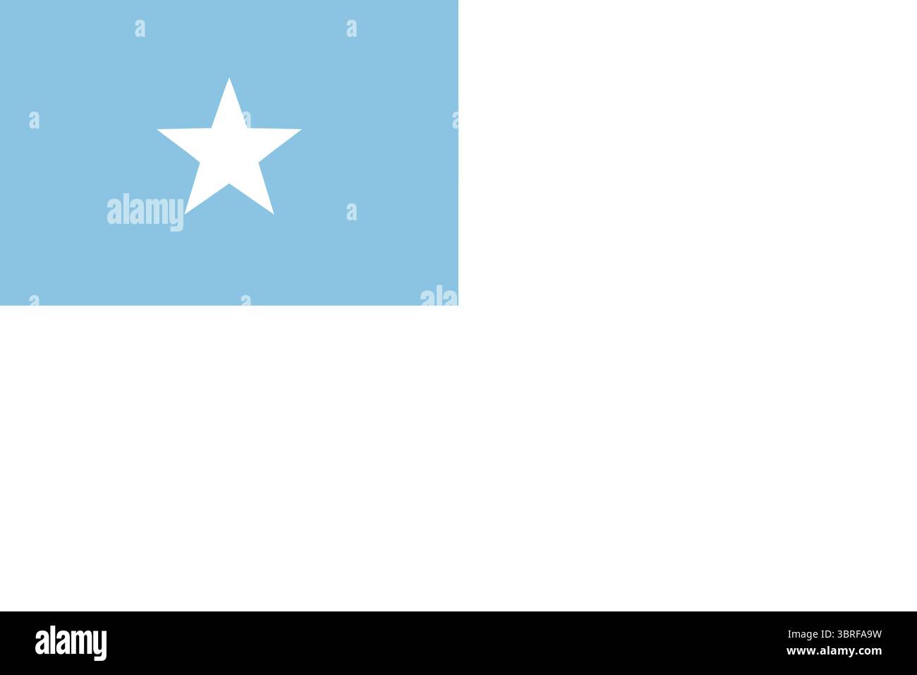 Bandiera dell'Ecuador (1822) - storica bandiera tricolore con strisce orizzontali di giallo, blu e rosso, usata dopo l'indipendenza dalla Spagna Illustrazione Vettoriale