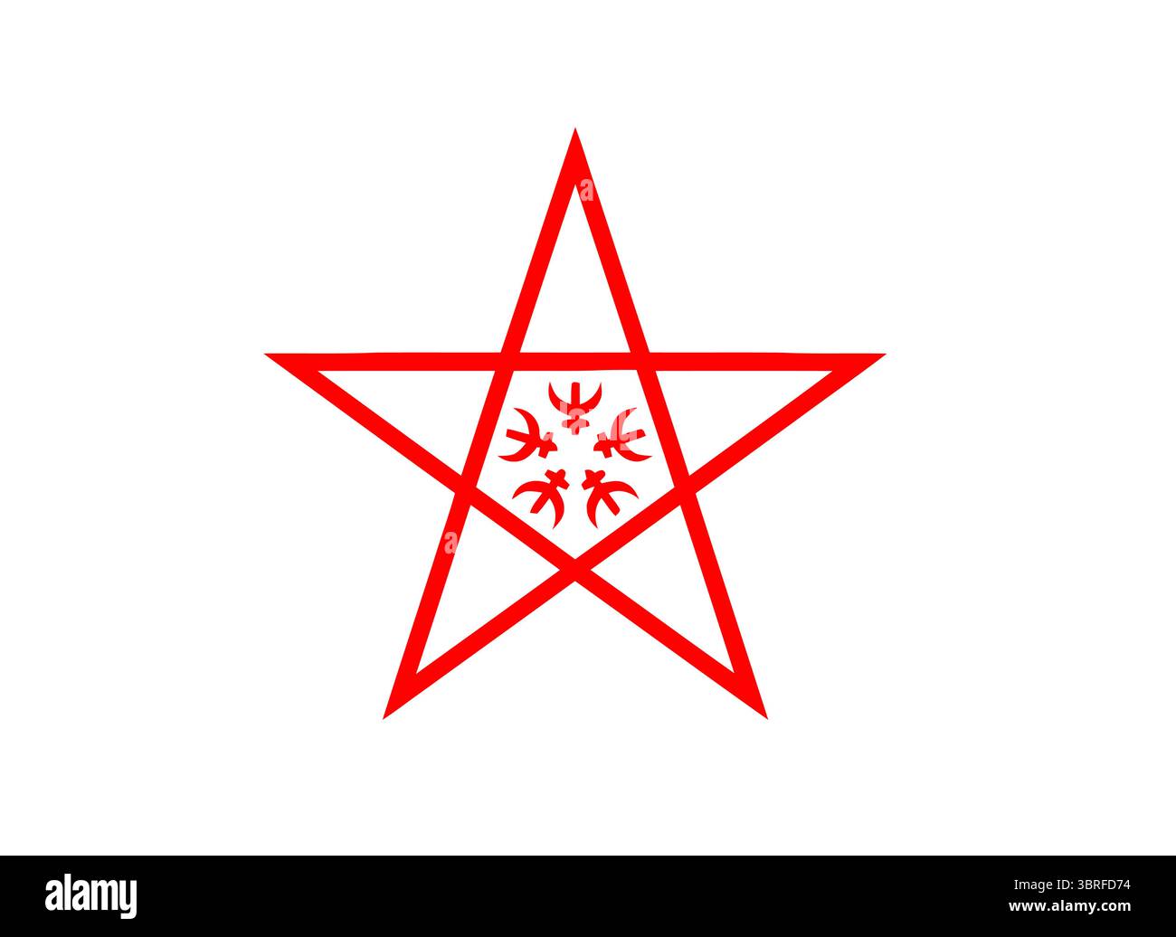 Bandiera ufficiale della città di Nagasaki, prefettura di Nagasaki, Giappone, emblema stilizzato bianco su sfondo blu, bandiera giapponese municipale, illustrazione vettoriale Illustrazione Vettoriale