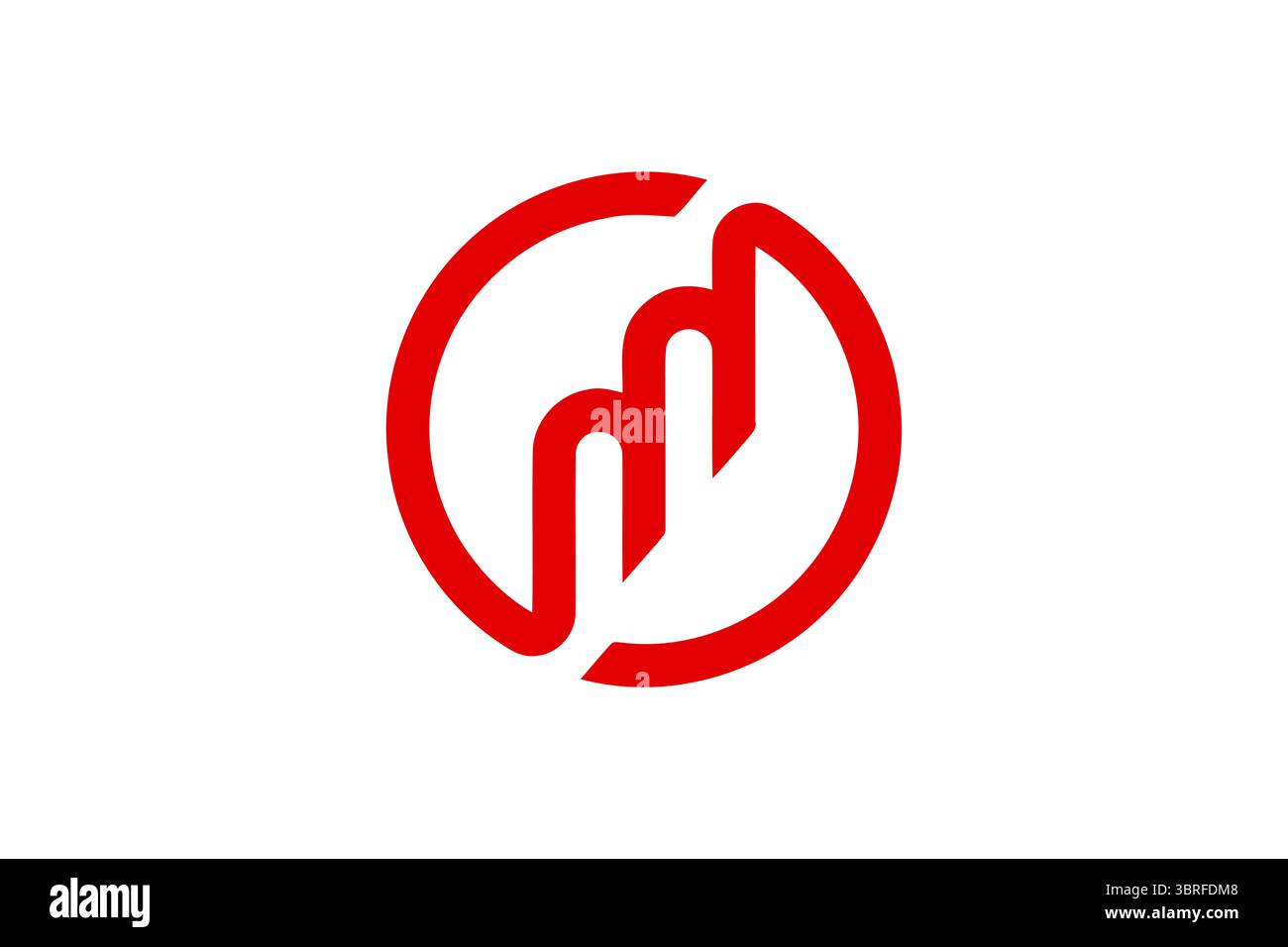 Bandiera ufficiale della città di Miyazu, prefettura di Kyoto, Giappone, emblema bianco stilizzato su sfondo verde, bandiera comunale, illustrazione vettoriale su sfondo bianco Illustrazione Vettoriale