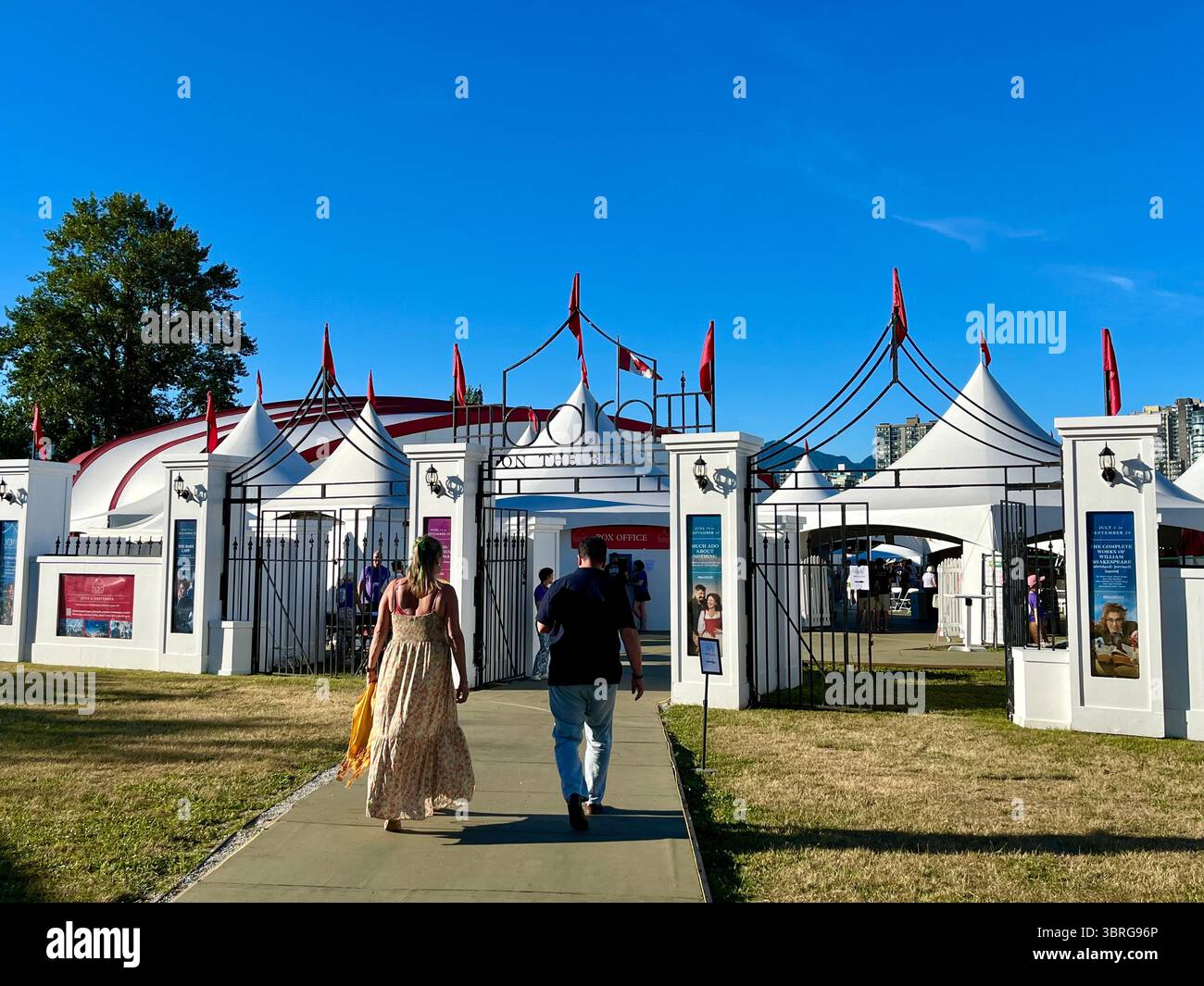 Bard on the Beach, Vancouver, Canada - Immagine stock catturata con smartphone