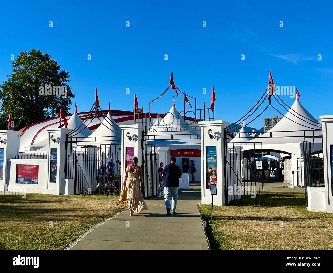 Bard on the Beach, Vancouver, Canada - Immagine stock catturata con smartphone