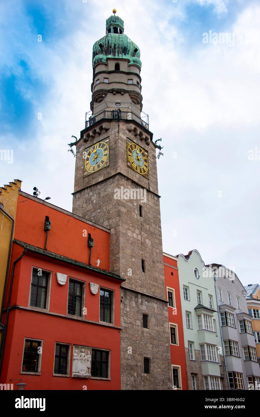 Torre del Municipio - Innsbruck - Austria Foto Stock