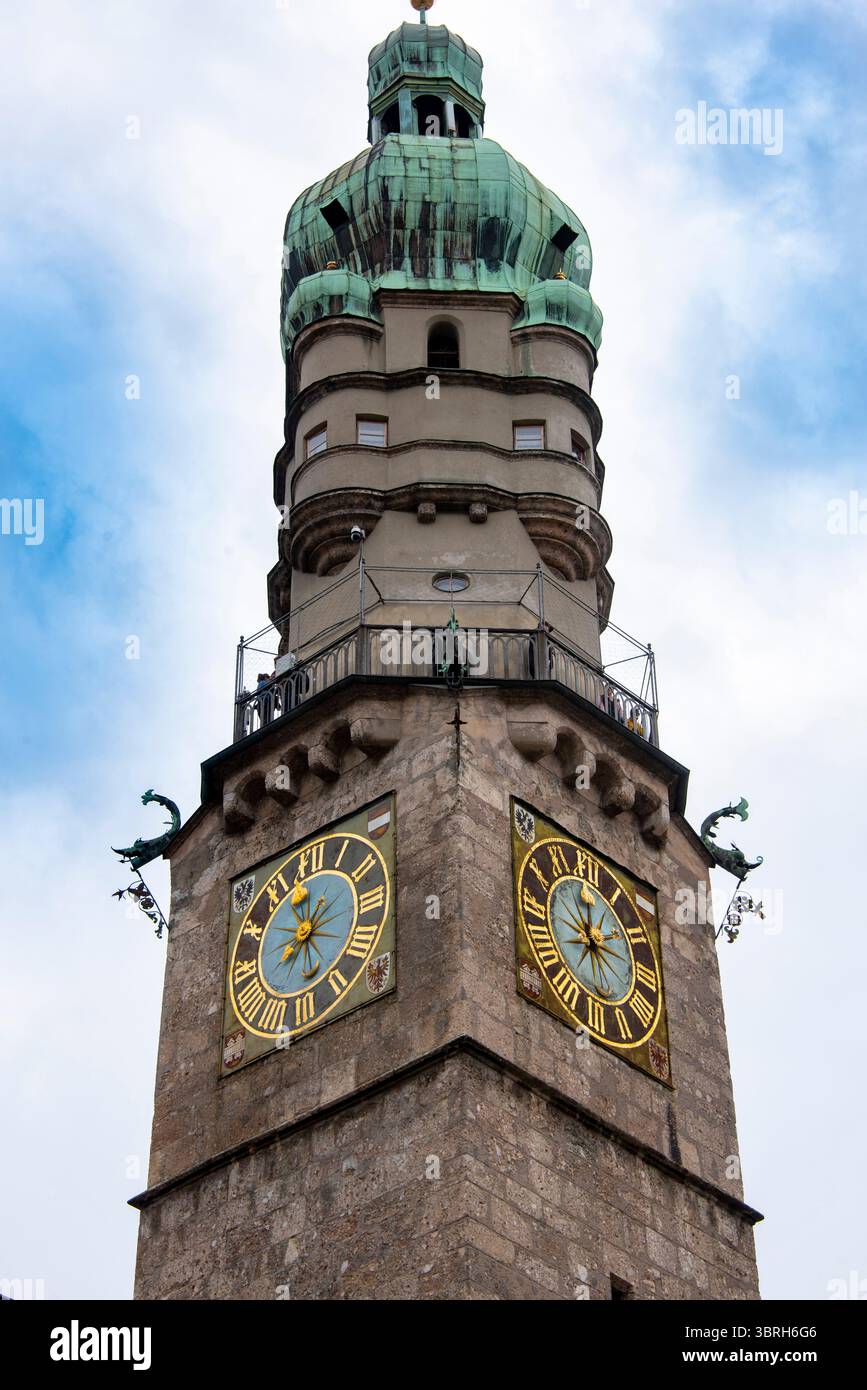 Torre del Municipio - Innsbruck - Austria Foto Stock