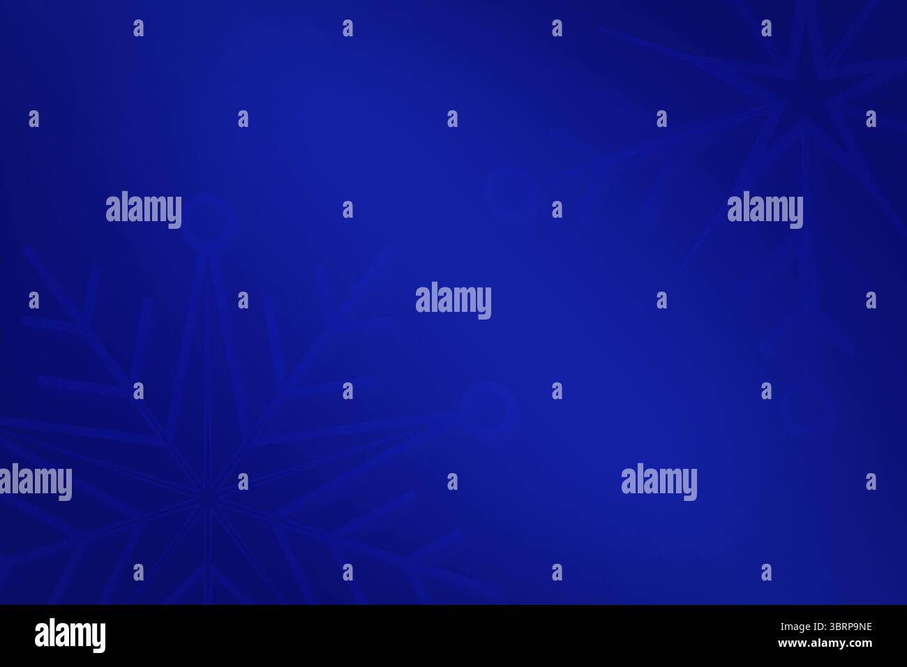 Sfondo blu fiocco di neve Foto Stock