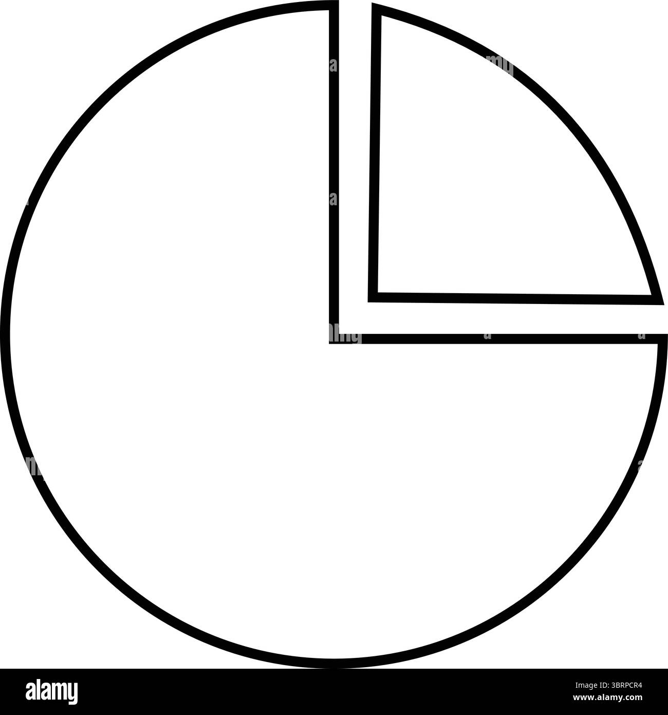 Icone Pie Chart Illustrazione Vettoriale