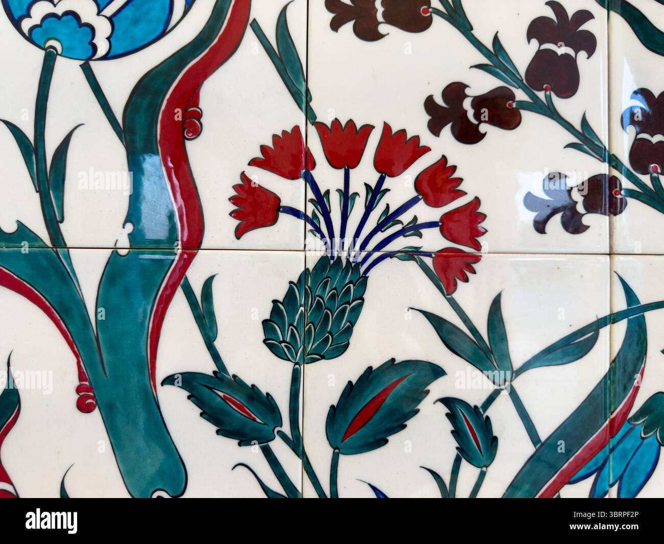 foto di viaggio della tradizionale lavorazione della piastrella islamica a dubai Foto Stock