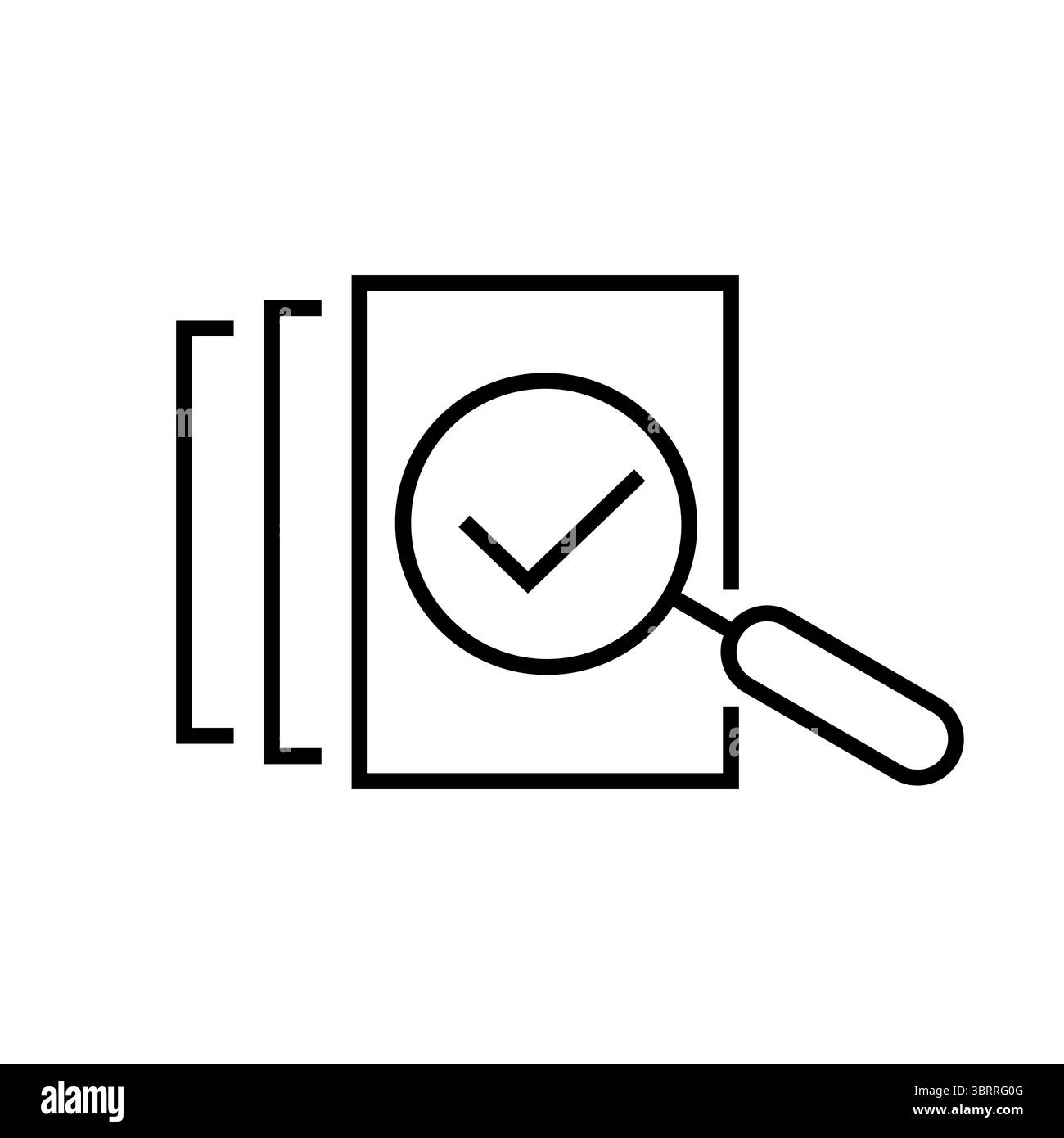 Icona della riga di valutazione. Simbolo di valutazione. Concetto di controllo. analisi analitiche annuali. Analisi, ricerca, analisi. Lente di ingrandimento e documento con segno spesso. Illustrazione Vettoriale Icona della riga di valutazione. Simbolo di valutazione. Concetto di controllo. analisi analitiche annuali. Analisi, ricerca, analisi. Lente di ingrandimento e documento con segno spesso. Illustrazione Vettoriale