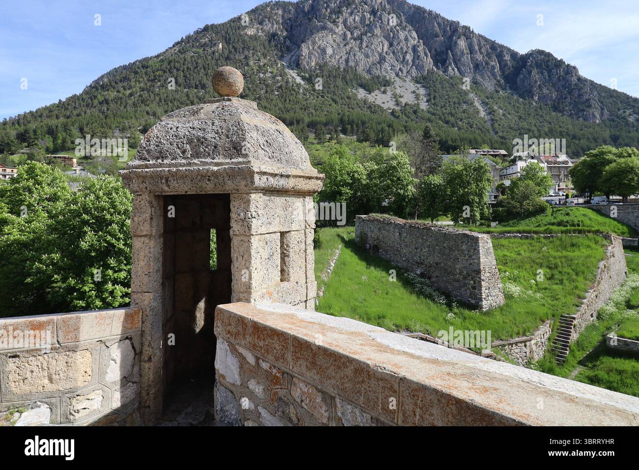 Antiche fortificazioni di Vauban, città di Brianza, dipartimento delle alte Alpi, Francia Foto Stock