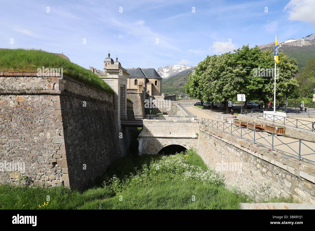 Antiche fortificazioni di Vauban, città di Brianza, dipartimento delle alte Alpi, Francia Foto Stock