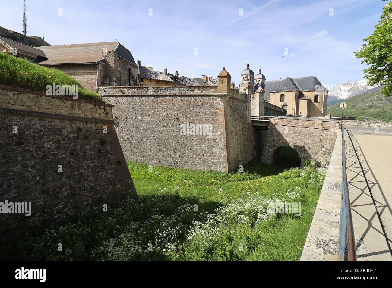Antiche fortificazioni di Vauban, città di Brianza, dipartimento delle alte Alpi, Francia Foto Stock