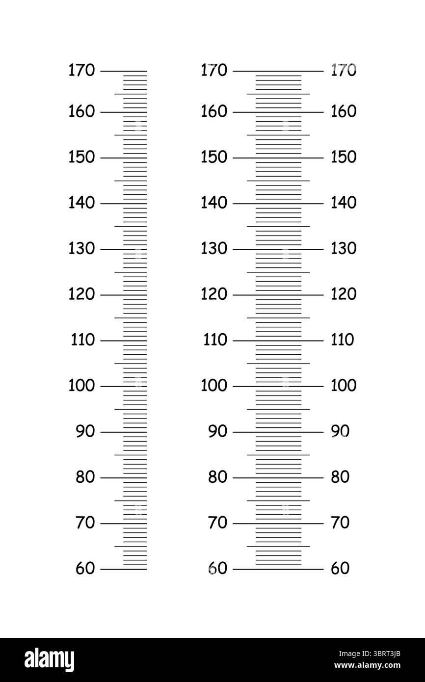 Grafico Di Crescita, Simpatico Adesivo Da Parete Misura Altezza