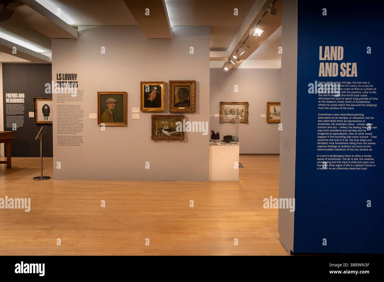 Regno Unito, Inghilterra, Salford, Quays, Lowry Gallery, interno Foto Stock