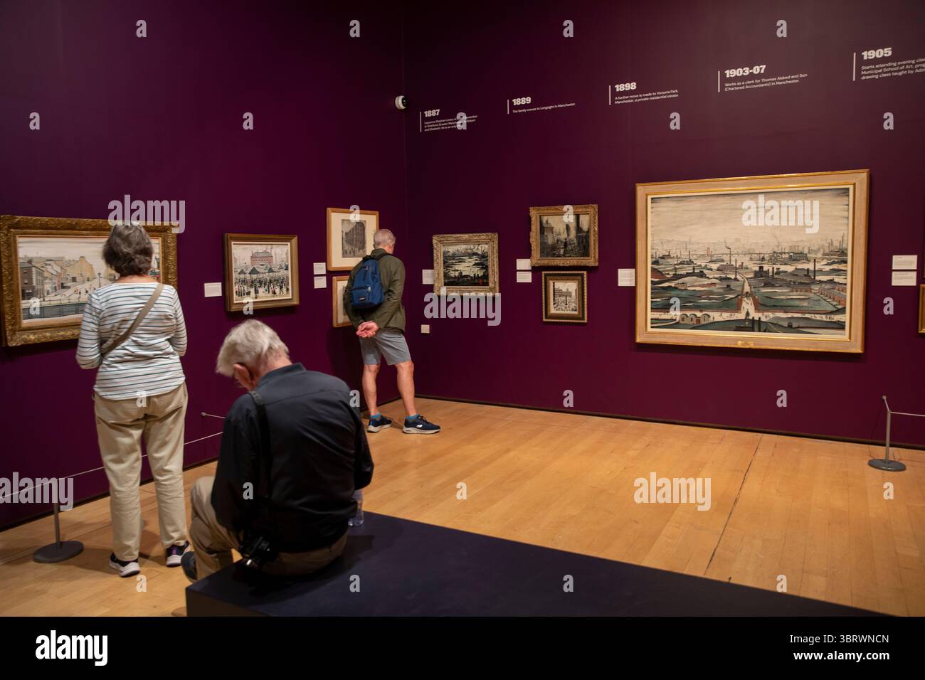 Regno Unito, Inghilterra, Salford, Quays, Lowry Gallery, interno Foto Stock
