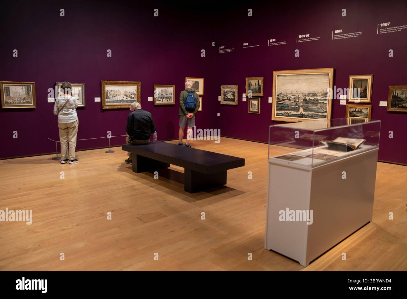 Regno Unito, Inghilterra, Salford, Quays, Lowry Gallery, interno Foto Stock