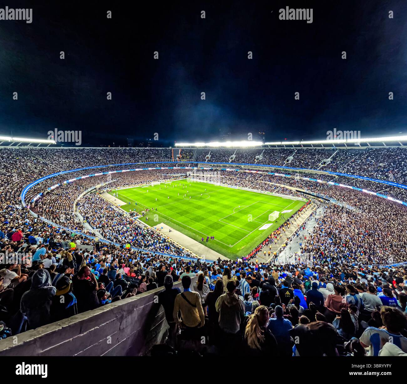 Futbol estadio monumentale argentina Foto Stock