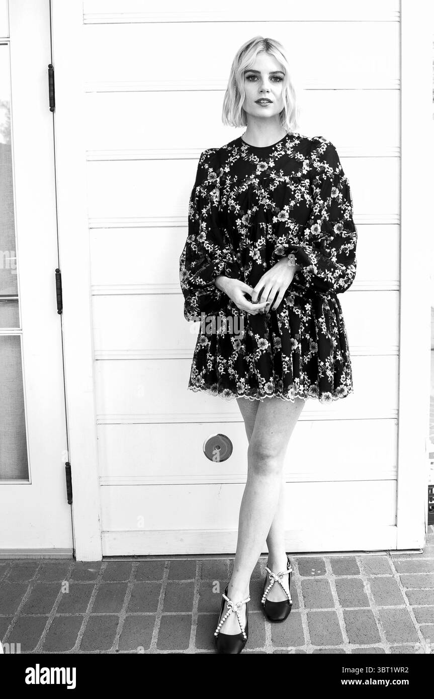 11 giugno 2019, Santa Barbara, California, USA: LUCY BOYNTON promuove la serie TV "The Political" a Santa Barbara. (Immagine di credito: © Armando Gallo/ZUMA Studio) Foto Stock