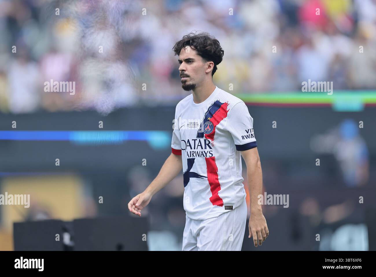 13 luglio 2025: MetLife Stadium, Rutherford, NJ, USA; finale della Coppa del mondo per club FIFA, Chelsea contro Paris Saint Germain; Vitinha del PSG Foto Stock
