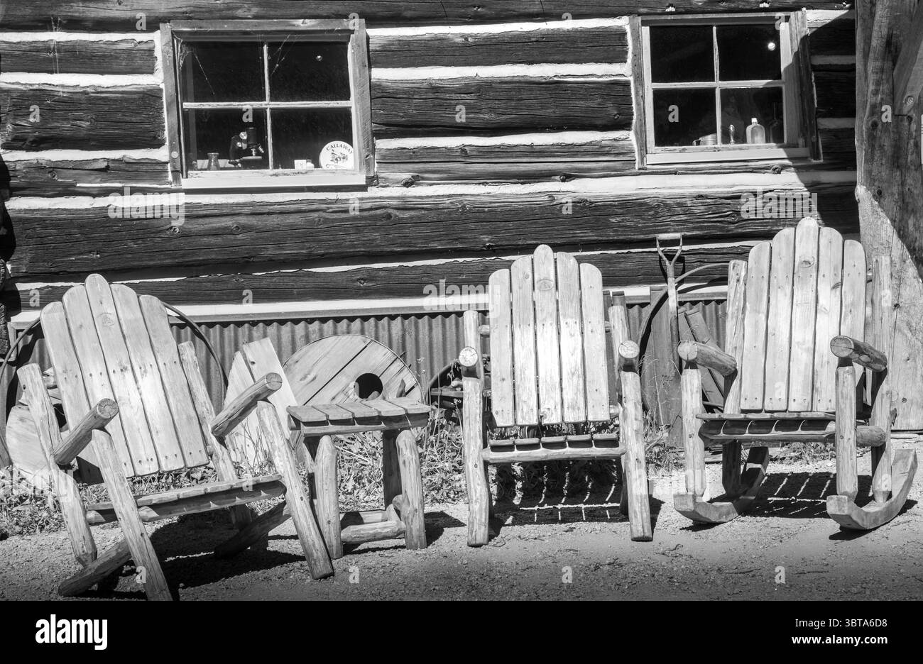 Rocky Mountain Biological Laboratory con centro visitatori e caffetteria situato a Gothic, Colorado. Foto Stock