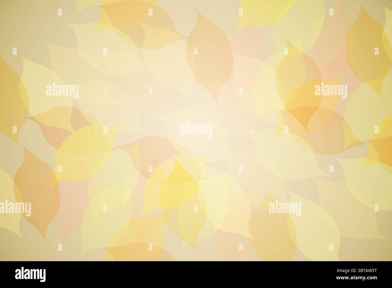 Foglie autunnali pattern in toni caldi Foto Stock