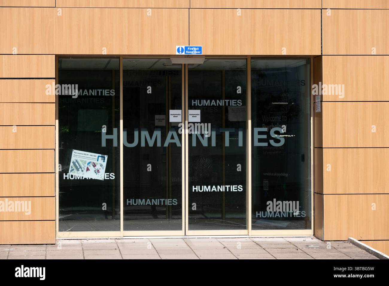 Dipartimento di scienze umanistiche, Università di Warwick, Regno Unito Foto Stock