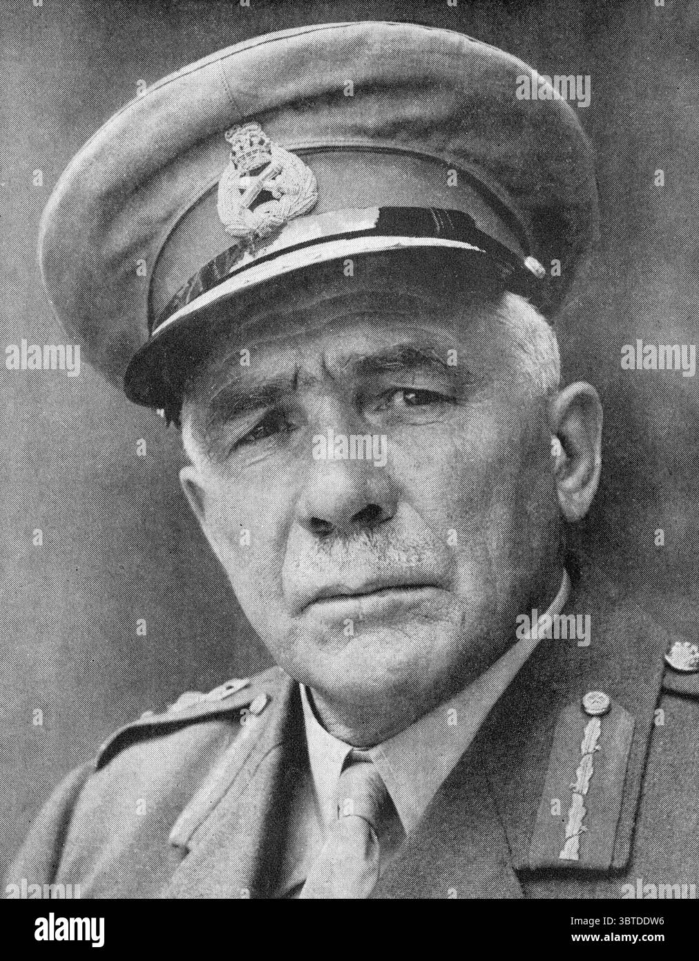 Il generale Sir Edmund Ironside entrò nella Royal Artillery nel 1899, prestò servizio nello staff durante la grande Guerra, e nel 1918 fu Comandante in Capo delle truppe alleate impegnate nella spedizione Arcangelo. Ora ricopre tutta l'importante posizione militare di Capo dello Stato maggiore Imperiale. Senza data. Volume 1, pagina 14 Foto Stock