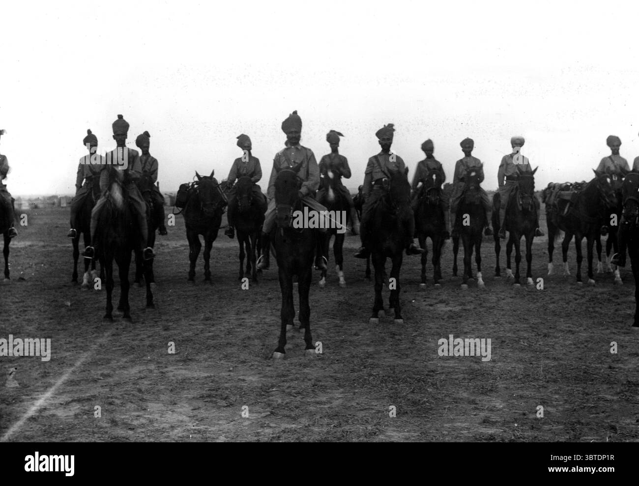 Cavalleria leggera QVC . Sezione pistola Hotchkiss . 1914 - 1918 Foto Stock