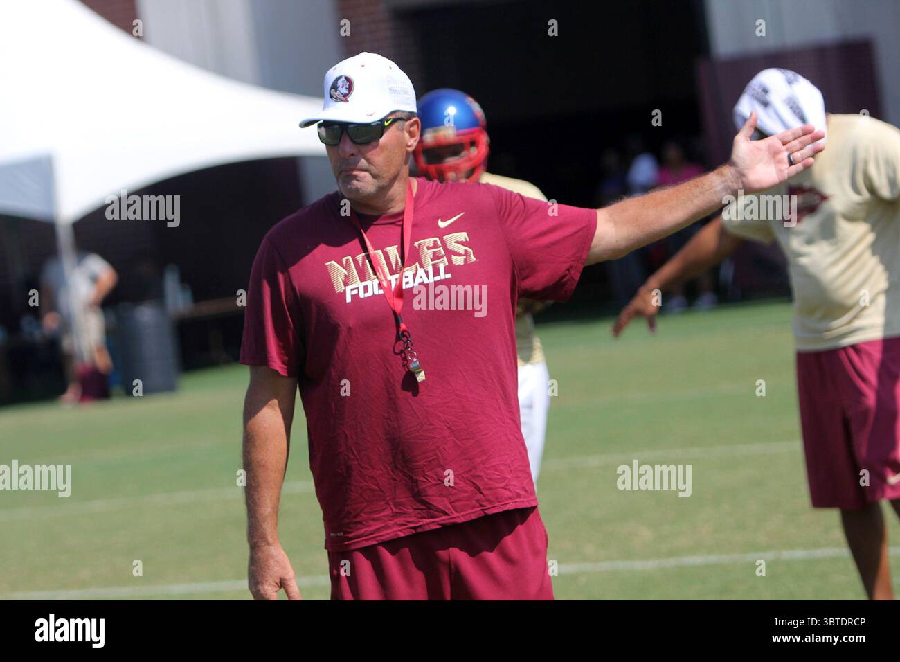 10 settembre 2020, Florida, Stati Uniti: L'ex allenatore dei tight end della Florida State University Tim Brewster ha annunciato di unirsi allo staff dei Florida Gators. (Immagine di credito: © TNS via cavo ZUMA) Foto Stock