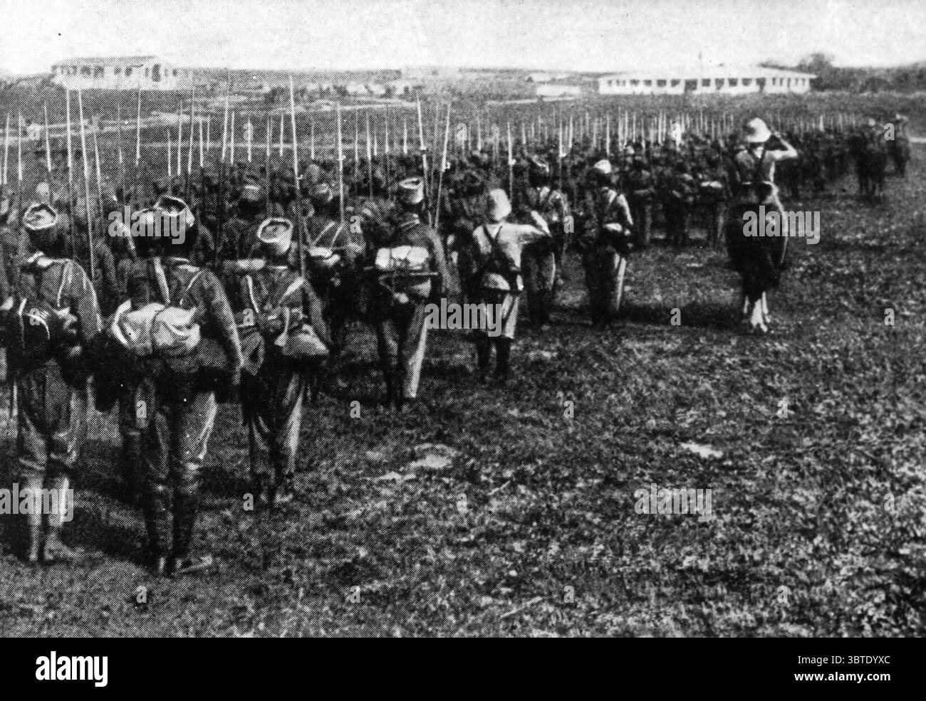 Entrata delle forze franco-britanniche a Gama 11 giugno 1915 Foto Stock
