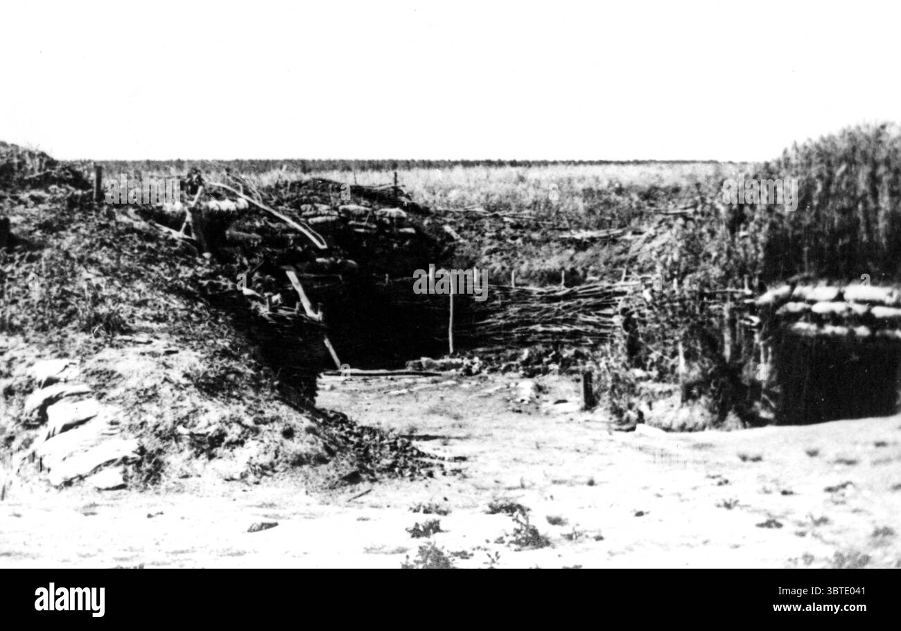 Posizione della batteria . 1915 Foto Stock