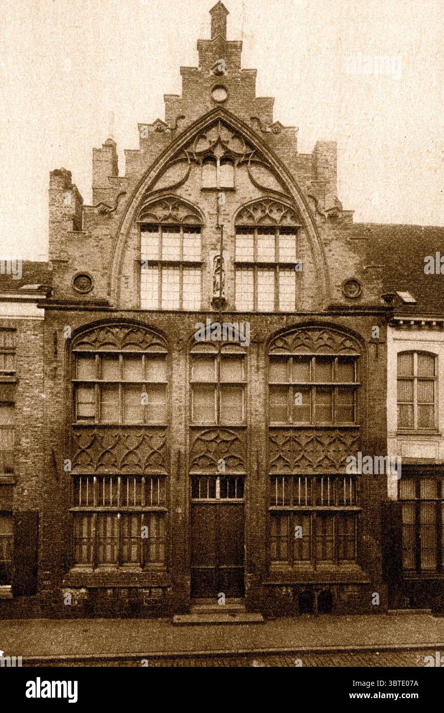 Casa dei Biebuyks prima della battaglia di Ypres Foto Stock