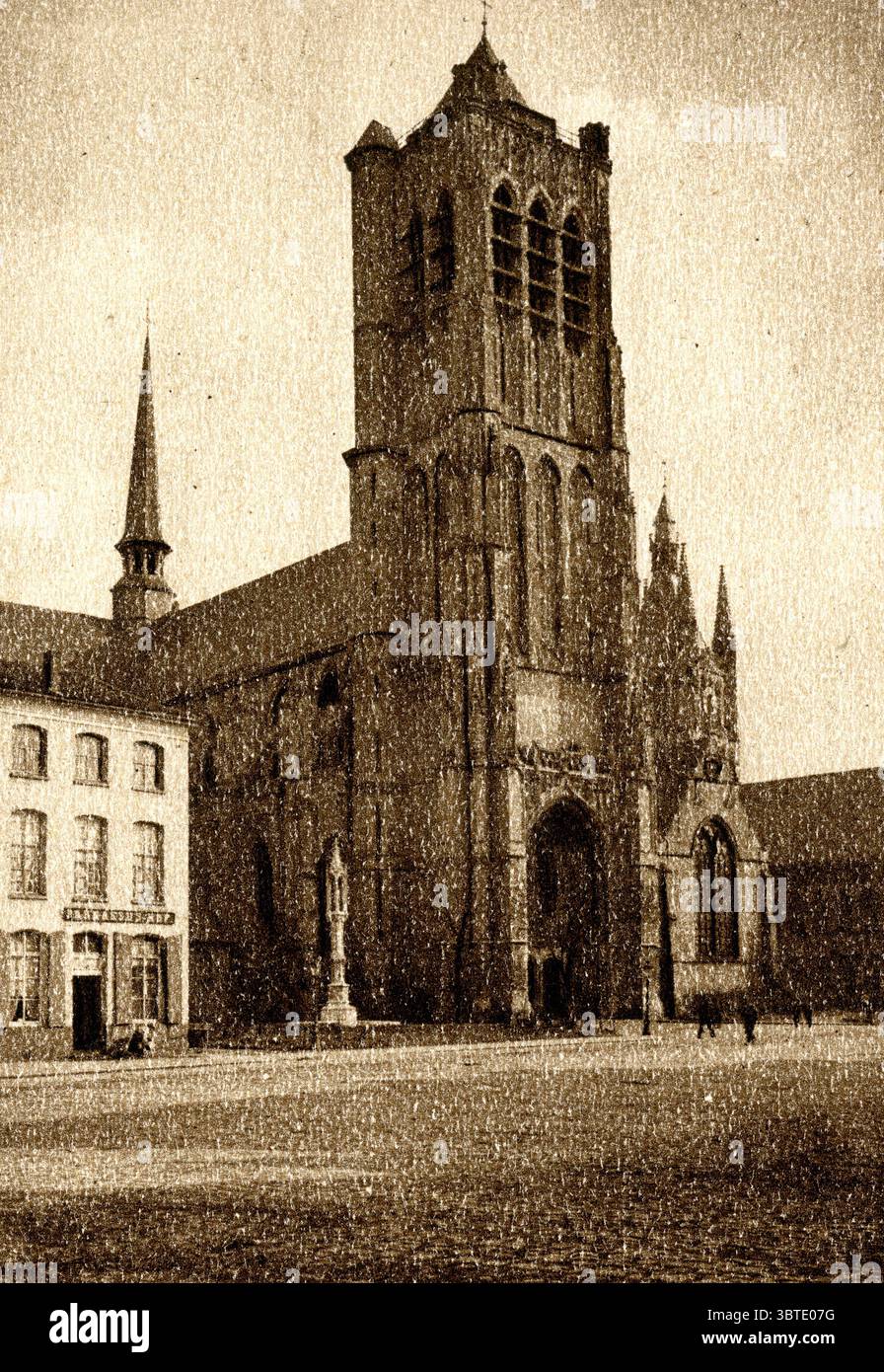 Cattedrale di Ypres St Martin Foto Stock