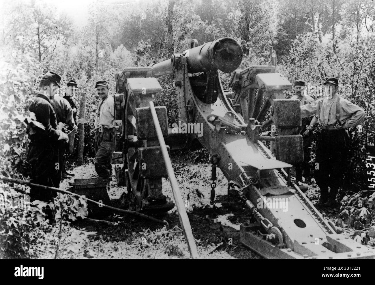 Artiglieria pesante . Foto Stock