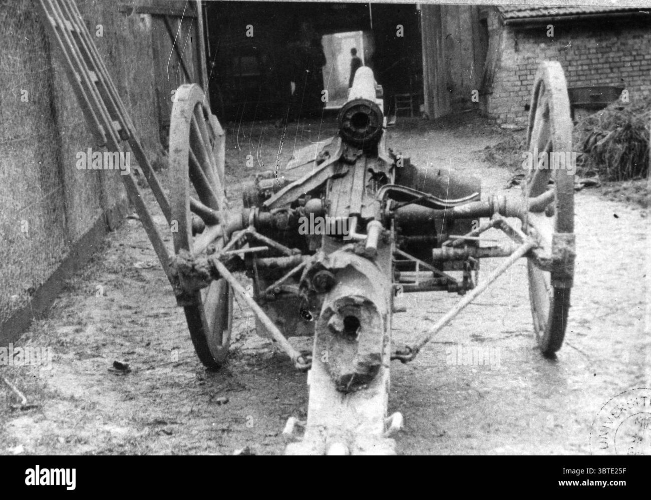 Cannone da campo francese da 75 mm. Foto Stock