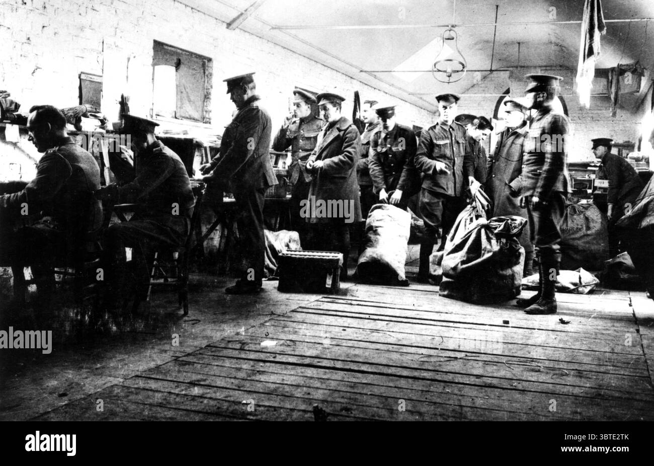 Ufficio postale di divisione 7 vicino a Merville 20 gennaio 1915 Foto Stock Ufficio postale di divisione 7 vicino a Merville 20 gennaio 1915 Foto Stock