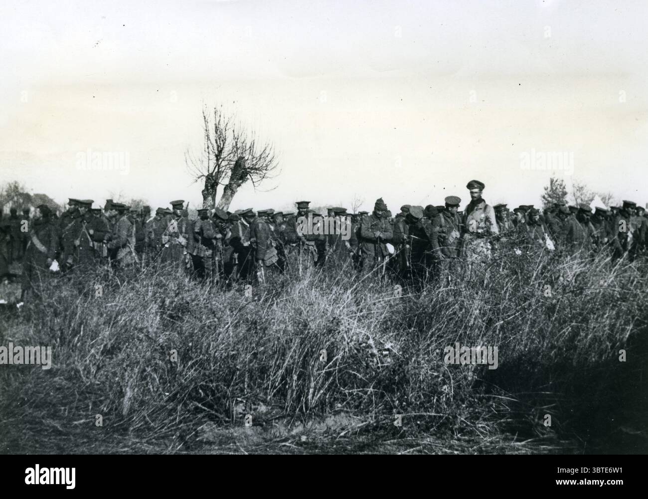 5th Battalion Connaught Rangers nella marcia alle 7 am in Serbia novembre 1915 Foto Stock