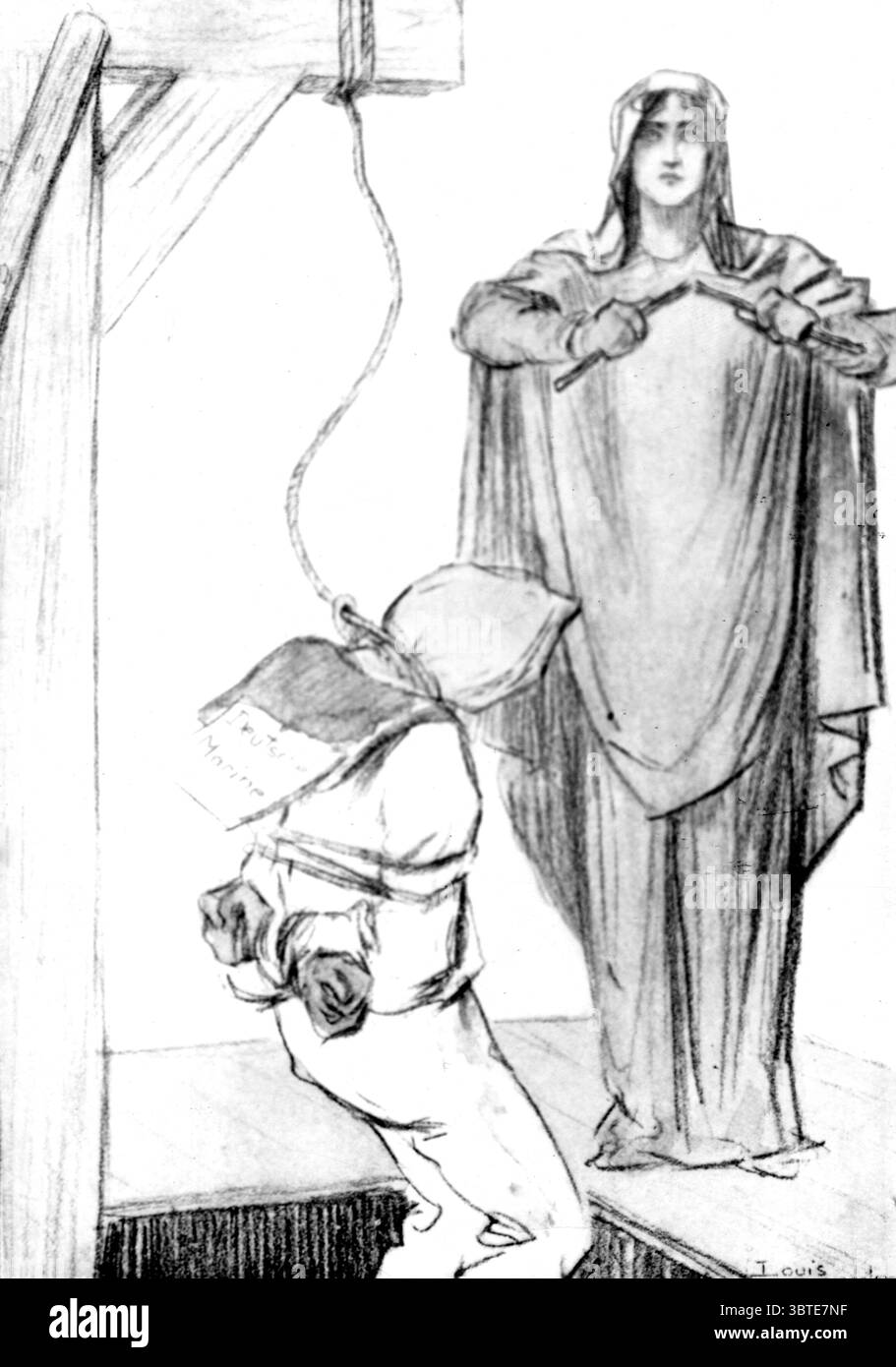 Per omicidio in alto mare Foto Stock