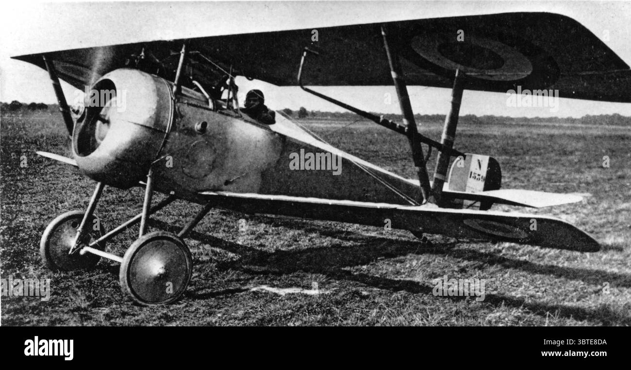 Il Nieuport 17 era un aereo da caccia biplano francese della prima guerra mondiale. Foto Stock