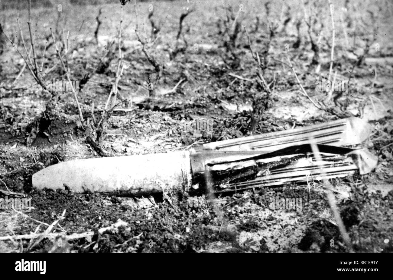 Prima guerra mondiale - l'aviazione una bomba aerea senza esppolazione. senza data Foto Stock