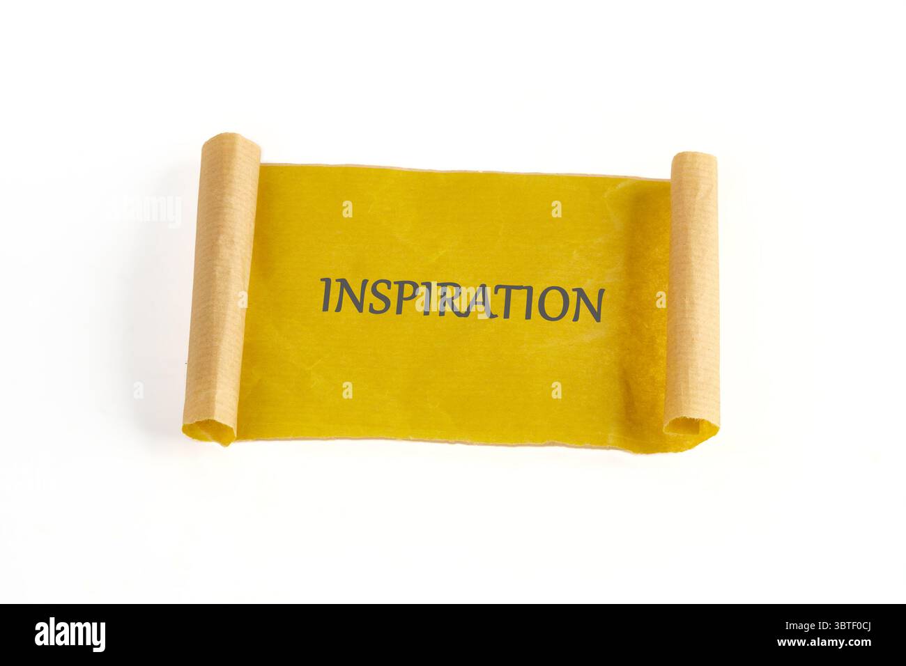 La frase del concetto DI ISPIRAZIONE. Concetto di business. Un luogo da copiare. Idea creativa e intelligente Foto Stock