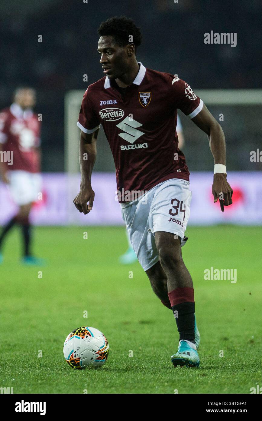 26 settembre 2019, Torino, Piemonte, Italia: TORINO, ITALIA-26 SETTEMBRE 2019: giocatori del Torino FC e dell'AC Milan durante la partita di serie A tra Torino FC e AC Milan allo Stadio Olimpico di Torino (immagine di credito: © Stefano Guidi/ZUMA Wire) Foto Stock