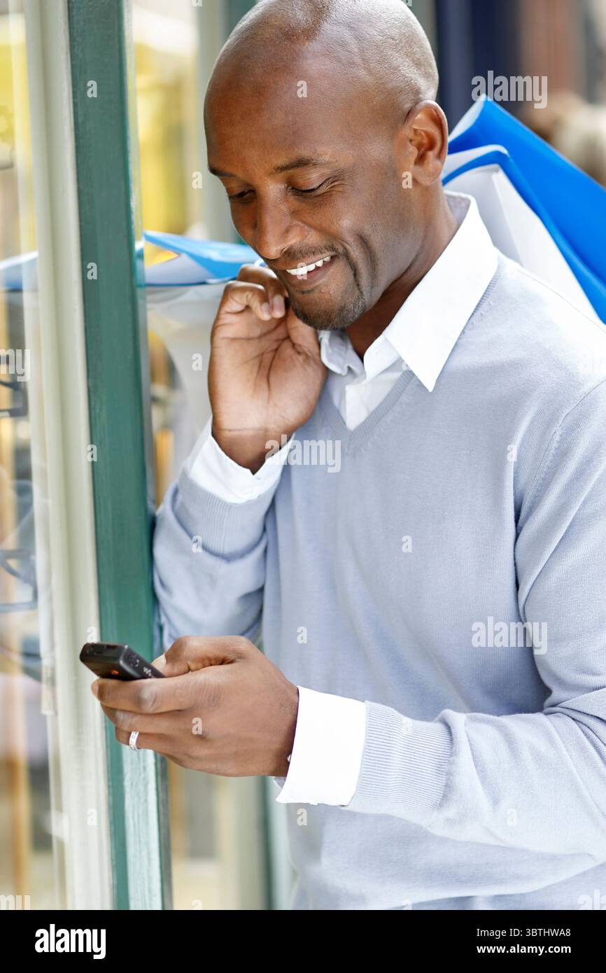 Negozi di Ethnic Man Foto Stock