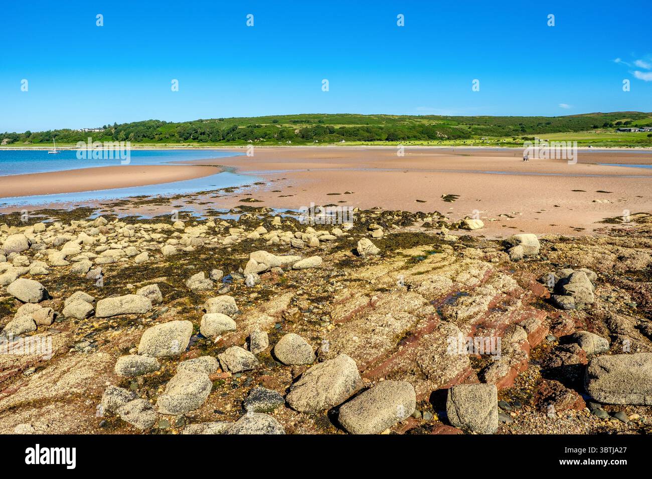 Scalpsie Bay Beach, Isola di Bute, Scozia, Regno Unito Foto Stock